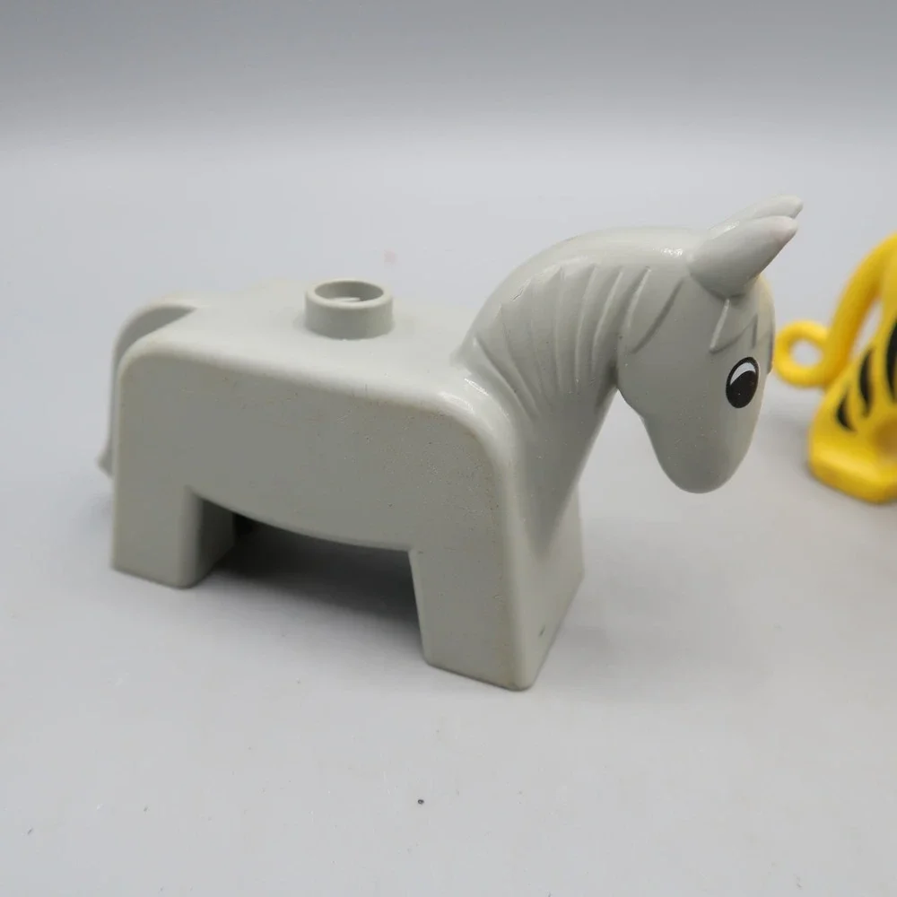 Lego Duplo Vintage Animal Figures Lot Of 3 Donkey Horse Alligator Tiger
